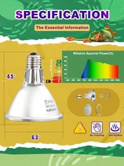 Heat Lamp Bulb, Infrared Heat Bulb, 75 Watts