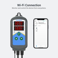 WiFi Thermostat Temperature Controller Only Seed Germination Incubation 2-Stages