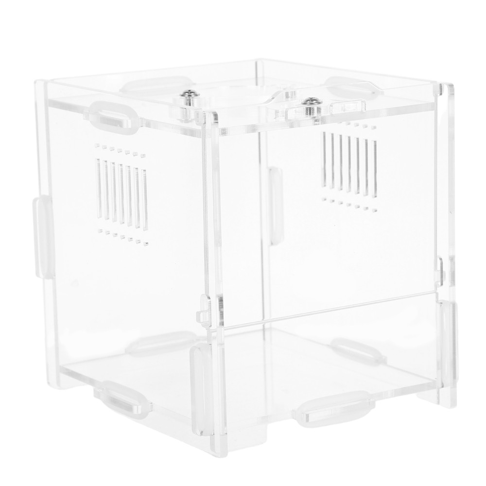 Transparent Reptile Breeding Case Snake Cage Terrarium Container Gecko