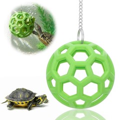 Turtle Toys for Aquatic Turtles Turtle Feeder with Chain Silicone Floating Fe…