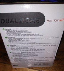 Dual Reptile Light Fixture Reptile Dome UVB Light Fixture Dual Lamp New Open Box