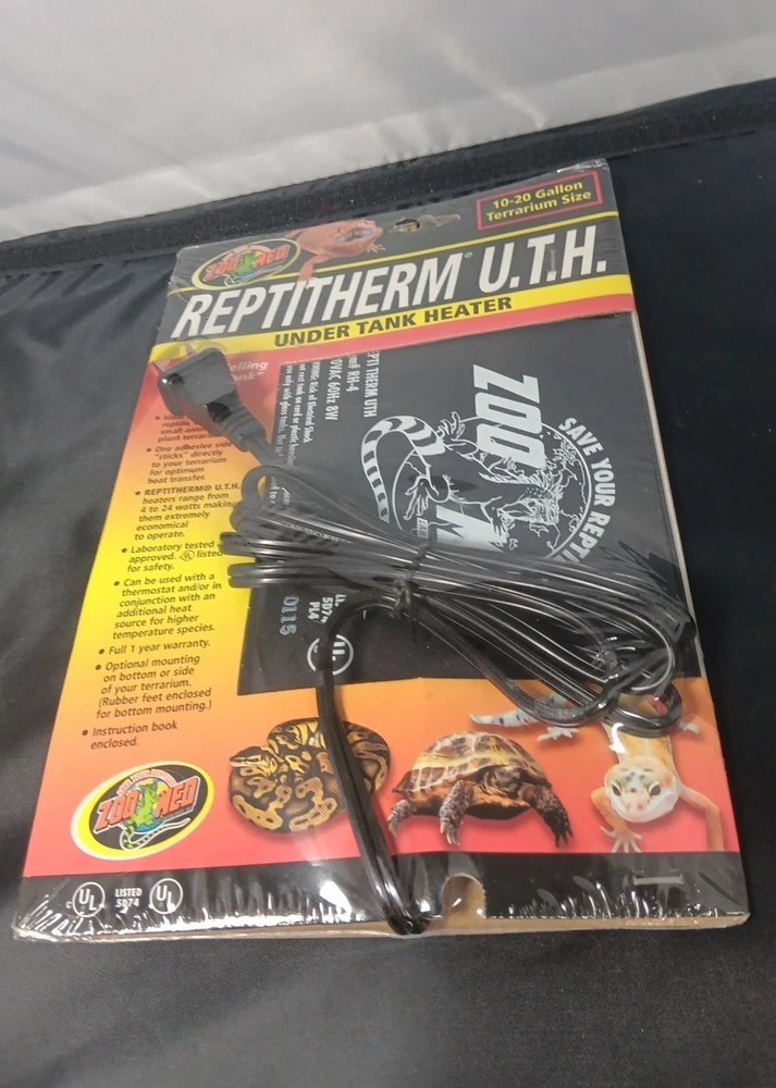 Zoo Med ReptiTherm UTH Under Tank Heater – 10-20 Gallon Terrarium New