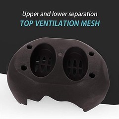 TINTON LIFE Reptile Hideouts Box with 2 Ceramic Sinks to Increase Humidity