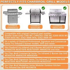 17 1/8 X 9 3/8″ Grill Emitter Grates for Charbroil TRU-Infrared 2 Burner 4636…