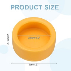 Reptile Food Bowl Worm Water Dish Ceramic Pet Bowl Small 2″ Clay