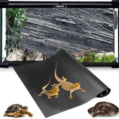 120 Gallon Reptile Terrarium Mat Liner, 96″ X 24″ 24 X 96-inches, Black
