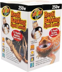 Zoo Med Repti Basking Spot Lamp 250W for Large Reptiles 4-Pack