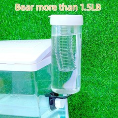 Feeding Ledge Non-Suction Cup with 30 pcs 0.5oz Food Cups for Lizard or Small