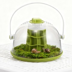 Snail Observation Warehouse Container Habitat Kit Terrarium