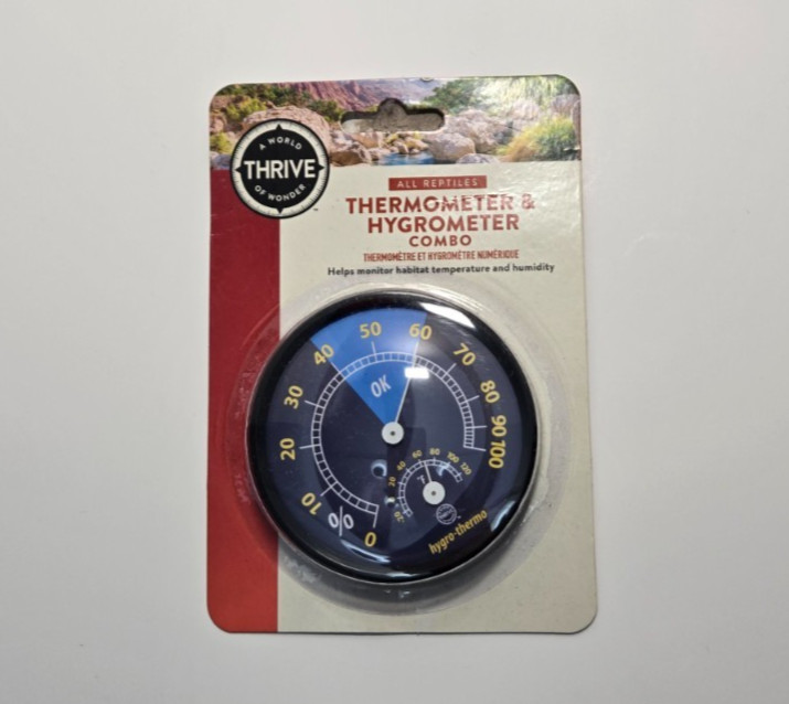 Thrive Thermometer & Hygrometer Combo Sealed New