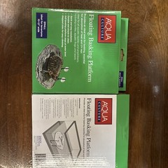 NEW SET OF 2 Aqua Culture Small Floating Basking Platform for Turtles 10-12”Wide