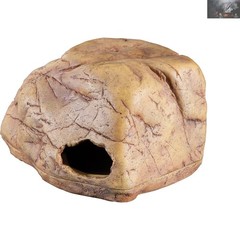 Natural Resin Gecko Cave – Ideal Hideout for Stress-Free Reptiles & Amphibians