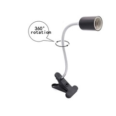 Reptile Lamp Fixture Holder Clamp Tortoise Lizard Basking Heating Light Bulbs