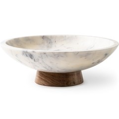 Cork & Mill Marble Decorative Bowl for Home Decor – Handcrafted Natural Stone…