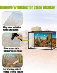 3 Pcs Reptile Background for Terrarium 40 Gallon, Bearded Dragon Tank Background