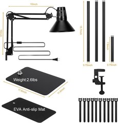 Height-Adjustable Heat Lamp for Reptiles