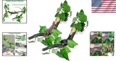 Safe Resin Climbing Branches for Snakes and Lizards – 2-Pack with Suction Cups