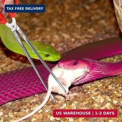 Snake Feeding Tongs,15 Inch Reptile Feeding Tongs,Extra Long Large Tweezers for