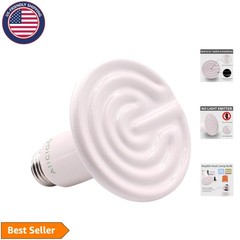 60W Ceramic Infrared Reptile & Animal Heat Lamp