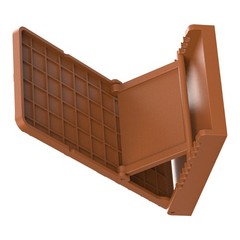 Foldable Light Brown Lizard Climbing Shelf Adjustable Nonslip Reptile Tank Decor