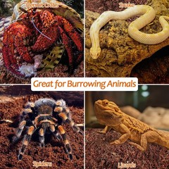 Riare 2 Pack Natural Coconut Fiber Substrate for Reptile- Premium 2
