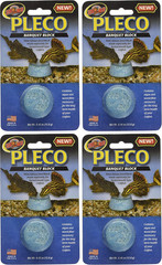 Zoo Med Pleco Banquet Blocks 4 Pack Vacation Fish Food Bottom Feeder Block