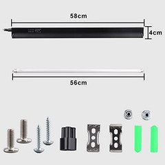 Aiicioo 22″ T5 UVB 24W Lighting Combo Kit – Desert 10.0 Terrarium Hood