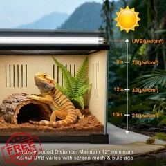 GREENPAW 8W-12INCH UVB reptile bulb 2 pack