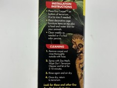 Zoo Med Eco Carpet Liner 29 gallon 20L 12″x30″ Reptile Lizard Terrarium Tank