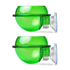 Tfwadmx Chameleon Bowl, Reptile Feeding Feeder,Worm Live Fodder green
