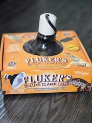 Fluker’s Deluxe Clamp Lamp with Switch for Reptiles 8.5″ 150W NIB