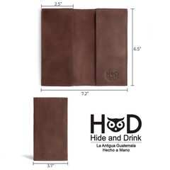Hide & Drink, Checkbook Cover, Minimalist Organizer for Personal or Business …