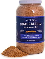 Fluker’s High Calcium Mealworm Diet, Can Be Used as 3 Pound (Pack of 1), 3lbs