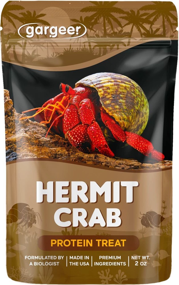 Hermit Crab Protein Treat Non-GMO High-Protein Food for Growth 2oz Granular