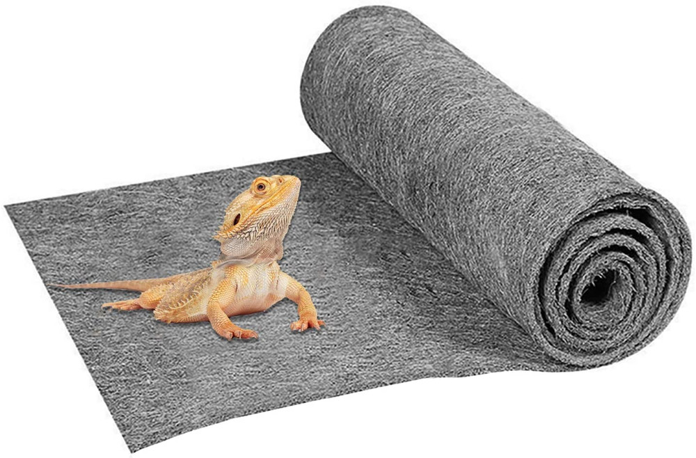 Mechpia 47″ X 24″ Large Reptile Carpet Terrarium Liner Bedding Reptile Substrate