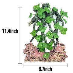 BNOSDM Reptile Climbing Branch,Crested Gecko Climb Corner Branch with Suction…