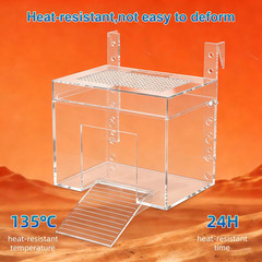 Adjustable Turtle Basking Platform, 7.8 x 5.5 x 5.5 Inch Above Tank Topper wi…