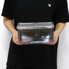 【No Assembly】 Breathable and Secure Reptile Tank with high Transpa