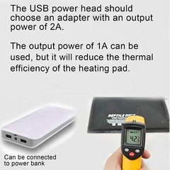 Reptiles Heating Pad Small Animals USB Temperature Control Heating Mat