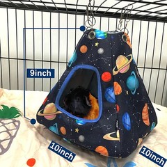 Ferret Rat Hammock Tent Hanging Tunnel Cage Accessories Set for Small Pets,Ca…