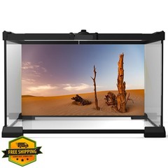 Riivvdise Reptile Tank Background 48×18 Sunset Orange
