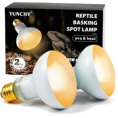 Reptile Heat Lamp, 100W Heat Lamp Bulbs for Reptiles 2 Pack, Amphibians Baski…