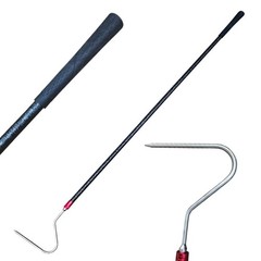 48” High-Carbon Snake Hook Catcher Stick Tongs Grabber Reptile Pick-up Handl…
