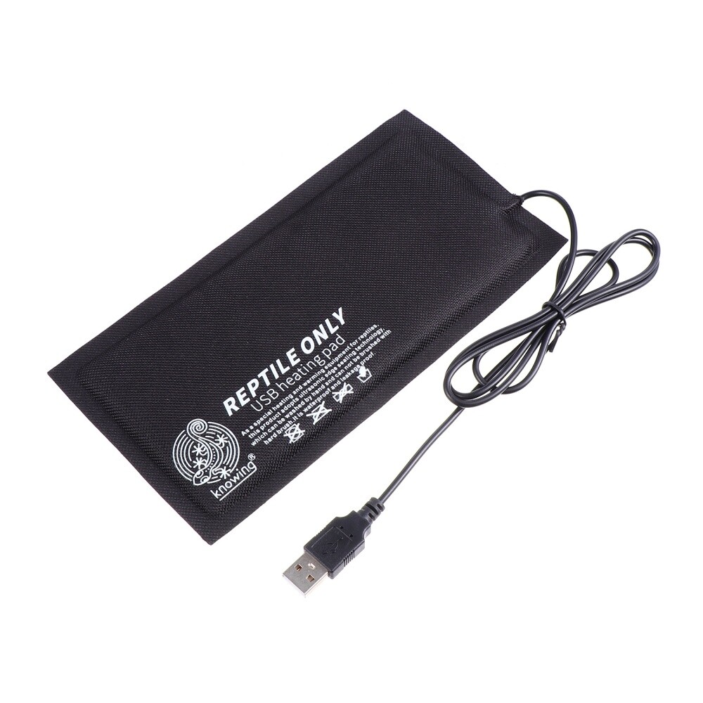 Heating Pad for Reptiles USB Powered Cloth Mat for Snakes and Lizards