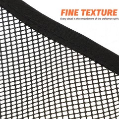 2Pcs Reusable Black Mesh Lizard Hammock Pet Swing Toy for Reptile Pets