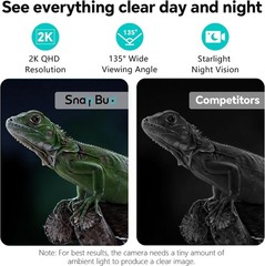 Pet Monitoring Camera – 2.4G/5GHz WiFi, Full Color Night Vision & Magnetic Mount