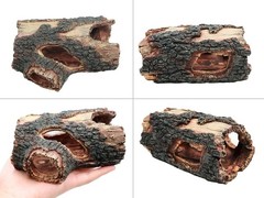 Resin Simulation Tree Hideout Reptile Tank Accessories Hermit Crab Climbing Toy