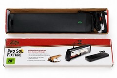 Zilla Pro Sol 20” Reptile UVB UVA Heat Light Fixture Open Box Unused