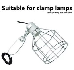 2-Pack Adjustable Clamp Lamp Stand Fixture for Reptile Heat lamps，Flexible Re…