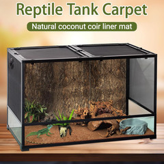 Coco Fiber Reptile Mat 10 Pack 12×12 Substrate Liner Garden Mulch Pads